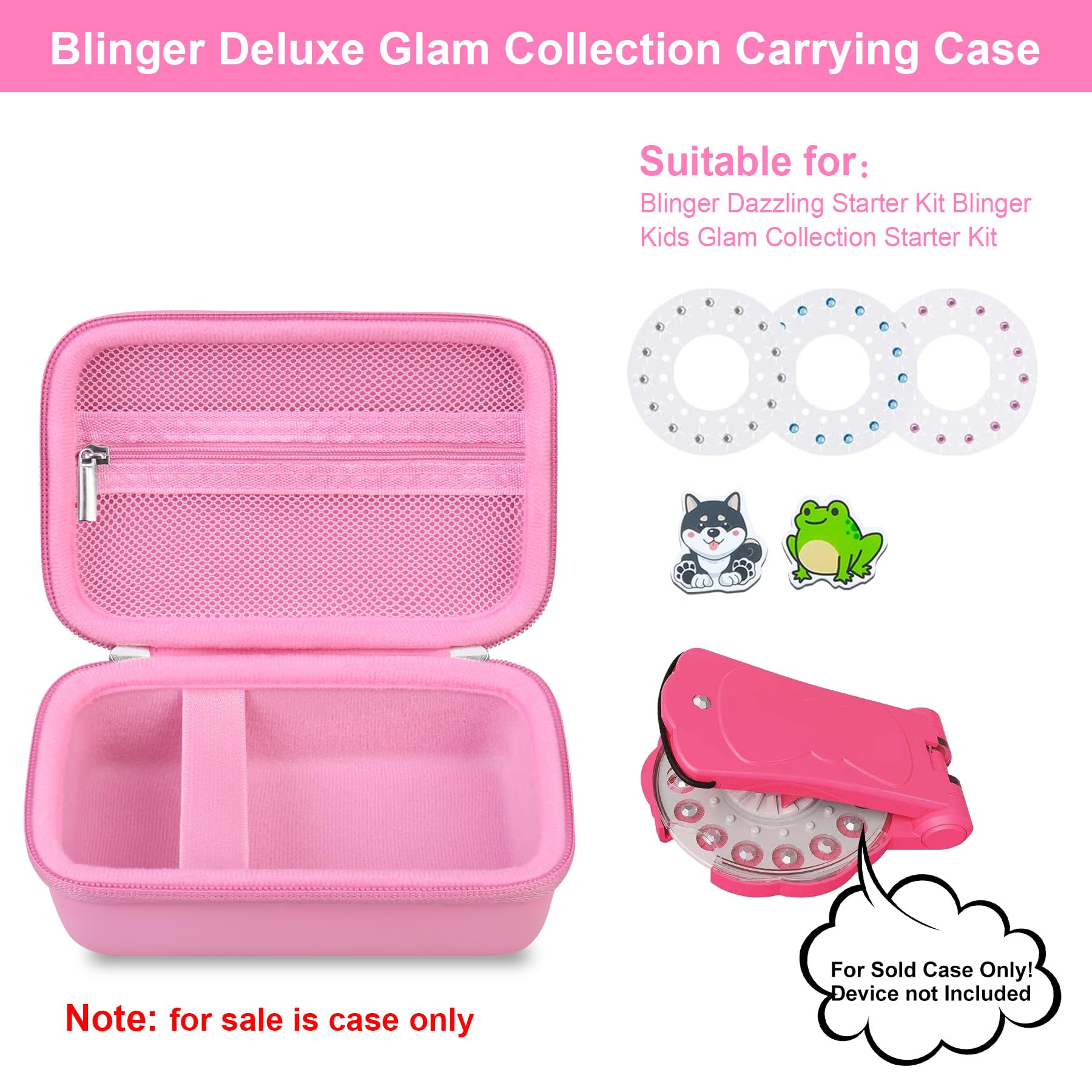 Elonbo Kids Glam Collection travel bag keeps tools organized during trips