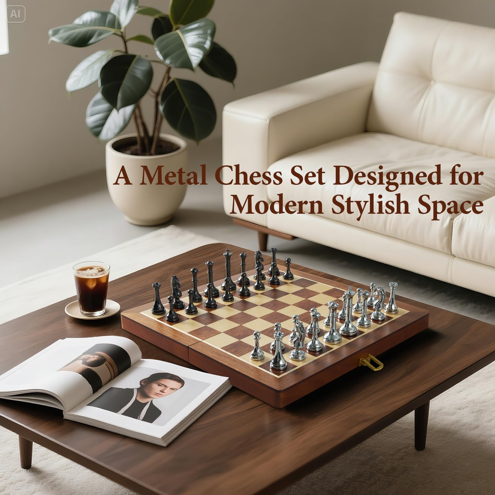 ELONGDI wooden board with visible natural grain enhances tactile play experience.