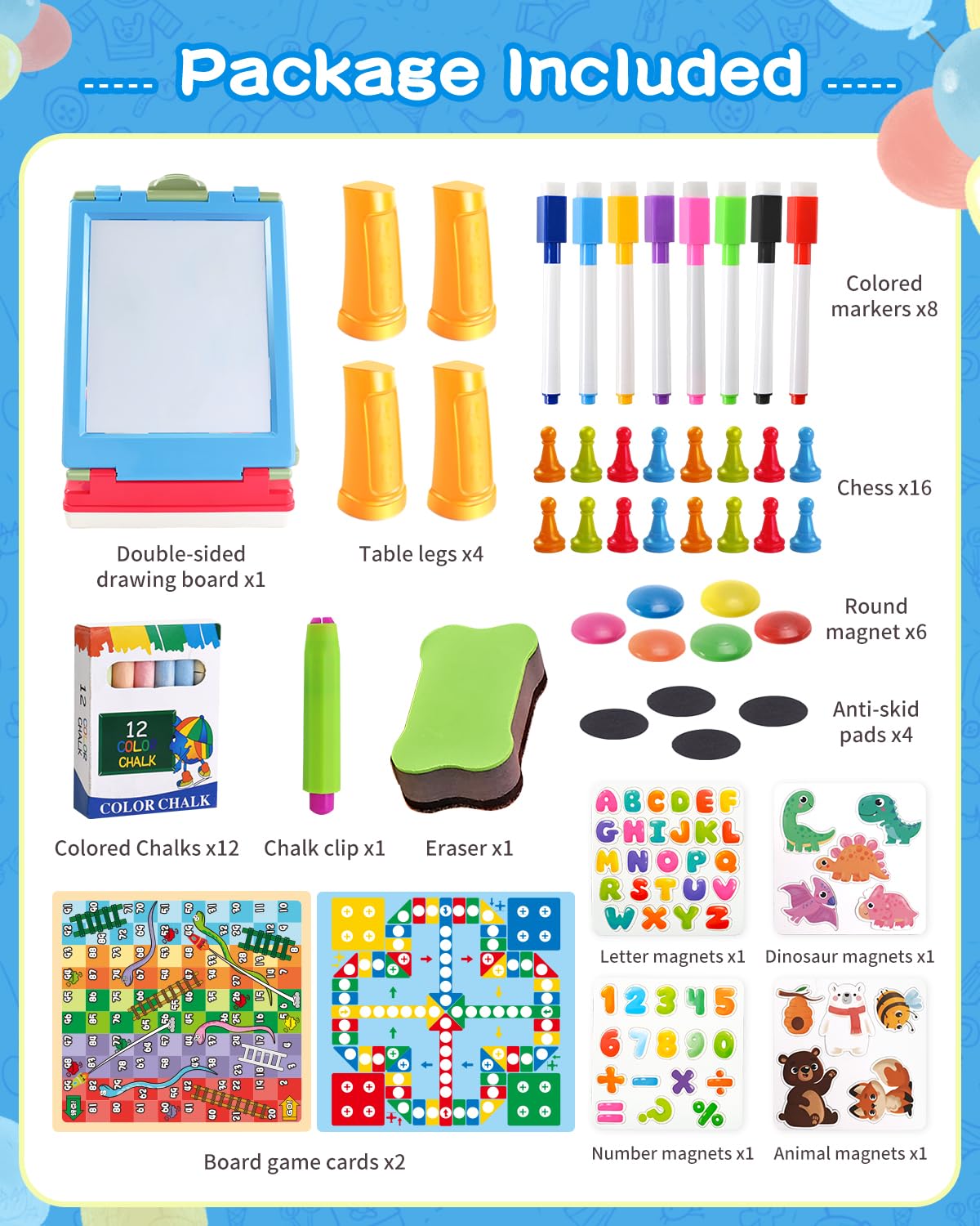 Safe, durable materials designed for kids aged 3 to 7