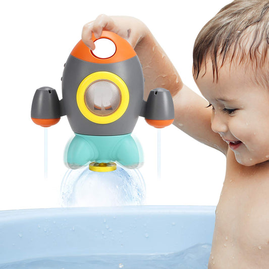 Elovien space rocket bath toy, engaging design for fun bath time.