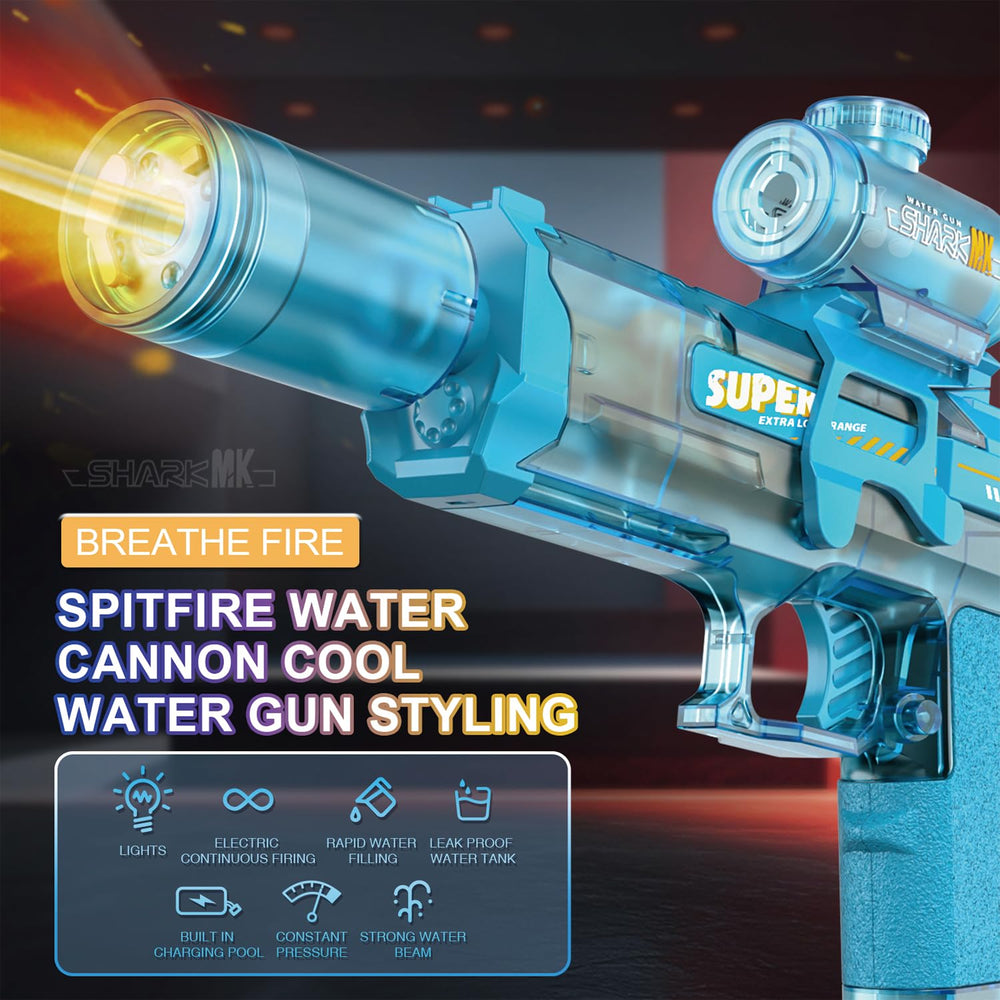 ELPSCGROO ABS constructed water gun for durable family outdoor fun.