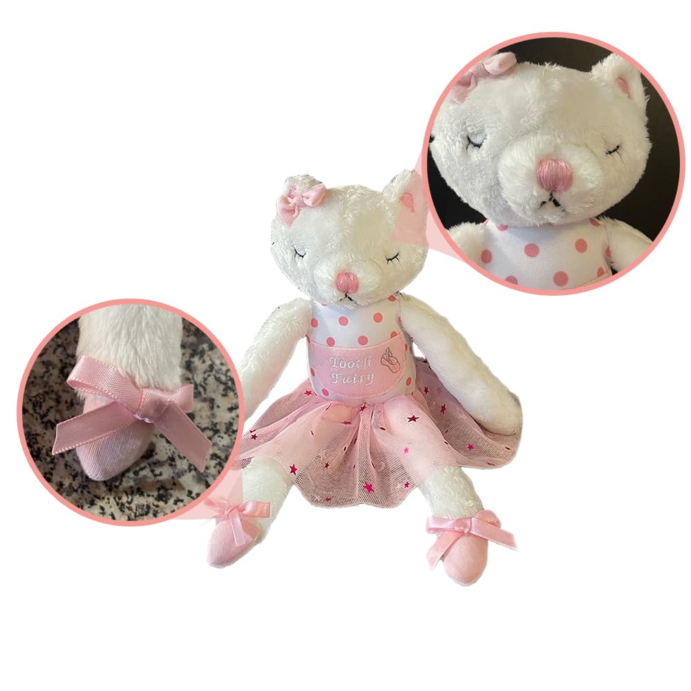 elskandi Caterina embroidered tooth pocket keeps lost teeth safe for the tooth fairy.
