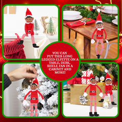 Elves Behavin' Badly budget-friendly elf decoration for seasonal setup.