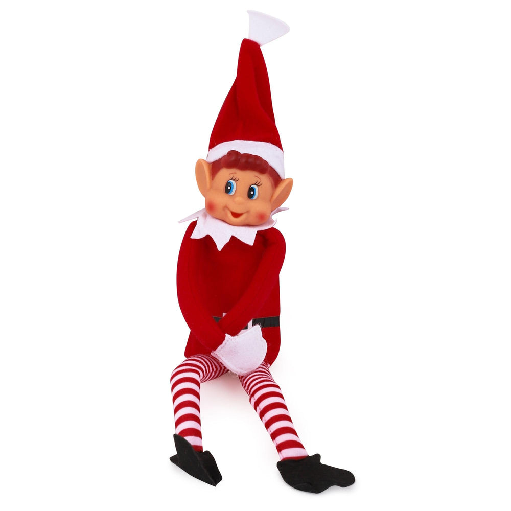 Elves Behavin' Badly plush elf on shelf adds festive mischief and decor.