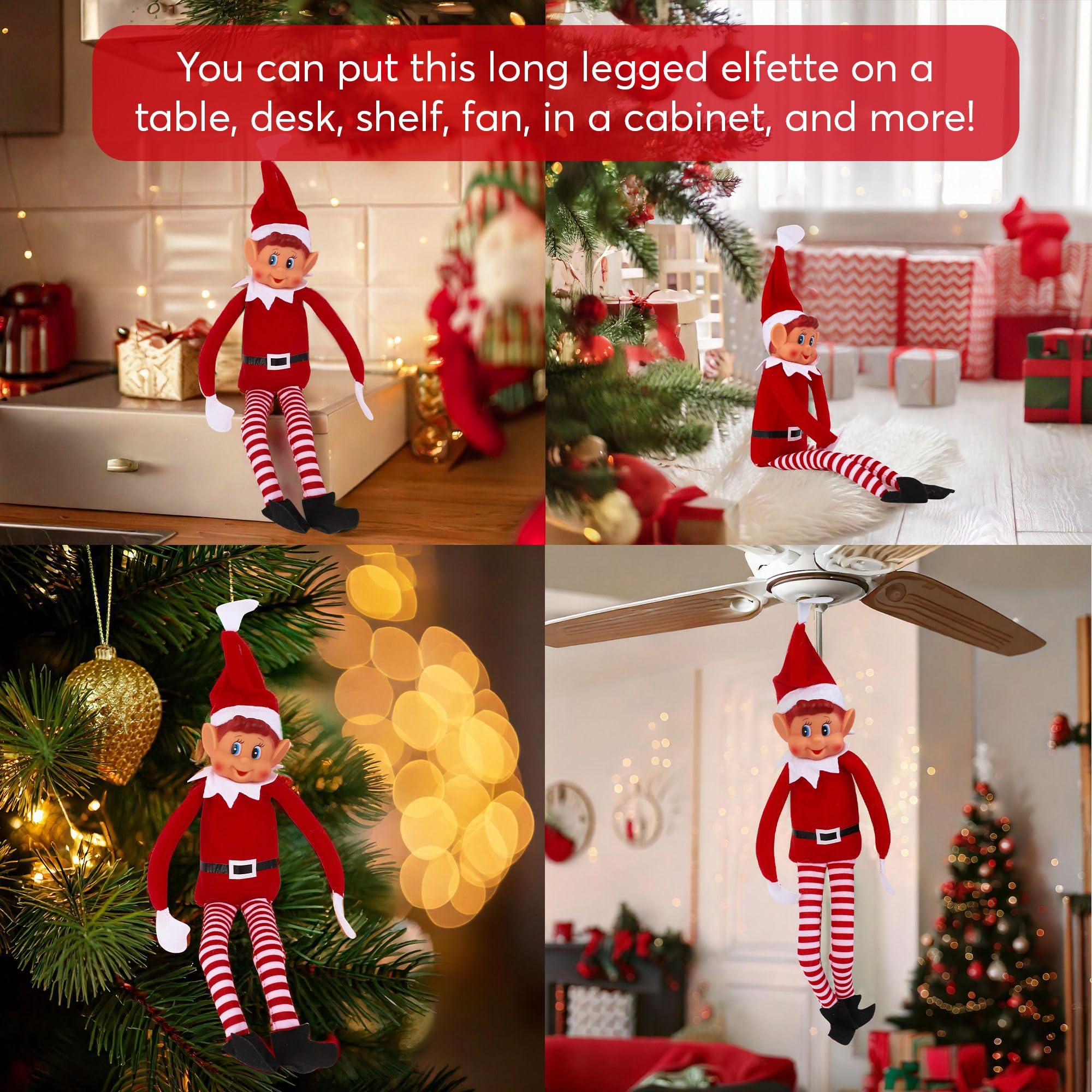 Elves Behavin' Badly premium elf designed to last many Christmas seasons.