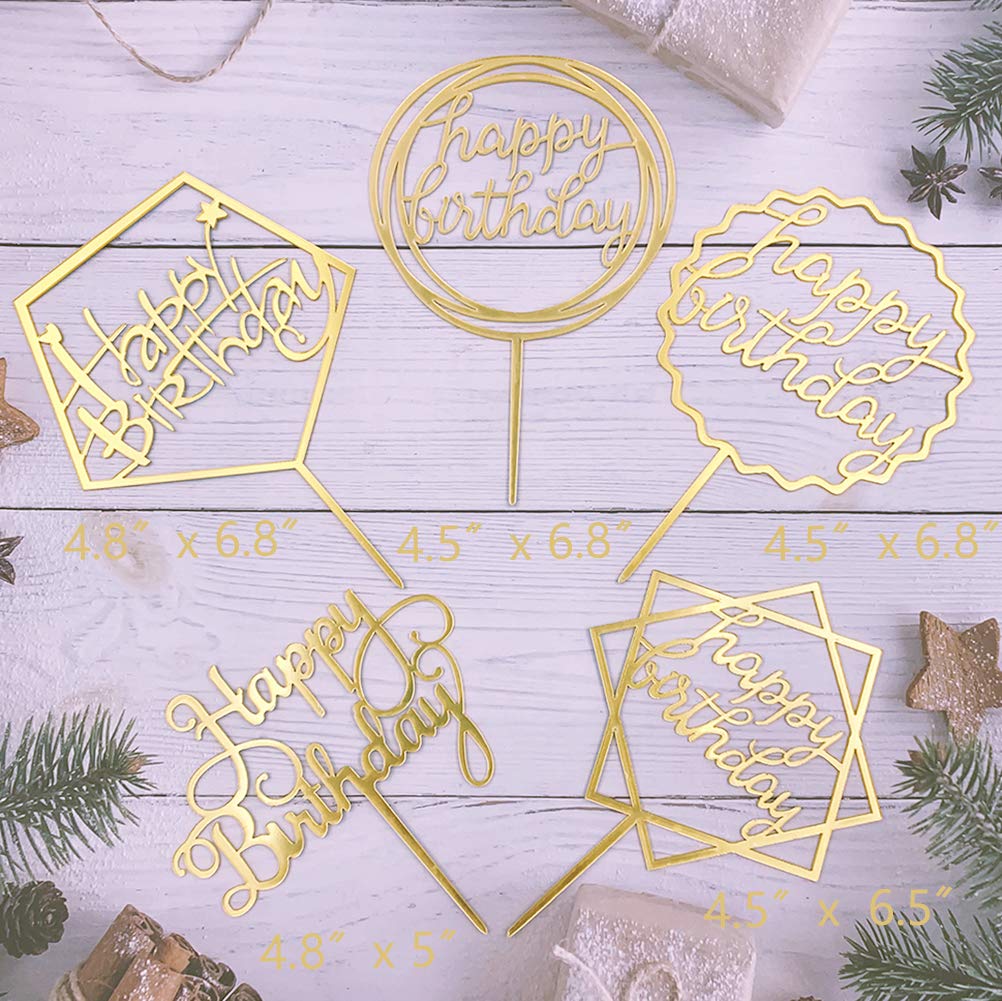 Elwish Gold Topper on cake closeup showcases crisp shine and smooth edges