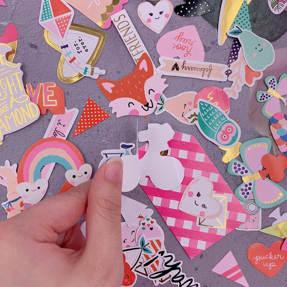 Elwish decorative stickers add color to daily planners and journals