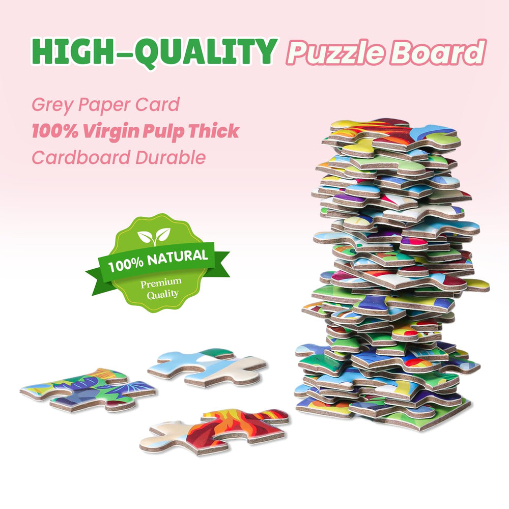 ELX finished puzzle size 20.3 by 13.8 inches for shared play