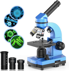 Emarth kids microscope with 52-piece kit for hands-on science exploration.