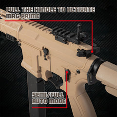 EMERBU ARP9 Plus metal gearset visible for high-torque response.