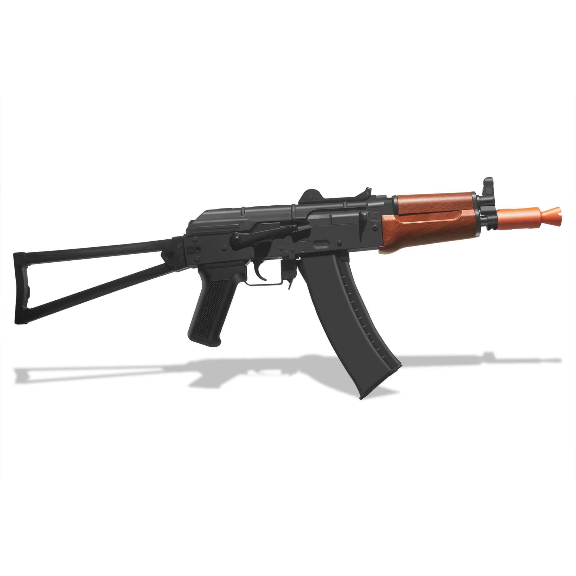 EMERBU Pro-Grade AKS74U front view highlights durable metal-nylon body.