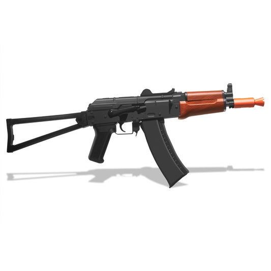 EMERBU Pro-Grade AKS74U front view highlights durable metal-nylon body.