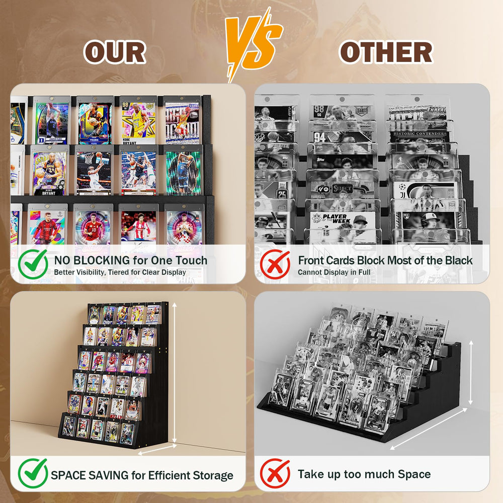 Emfogo card display offers high capacity to organize many cards securely