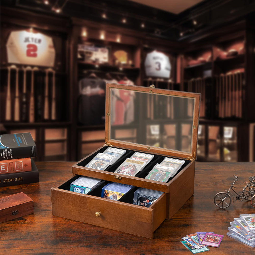Emfogo gift-ready card collection box is perfect for enthusiasts and collectors