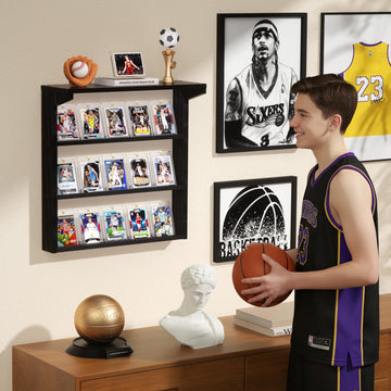 Emfogo display area layout demonstrates three-tier organization for collectors