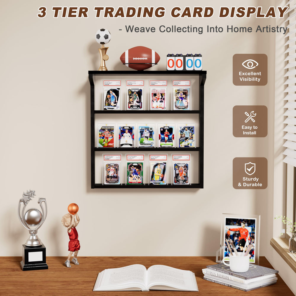 Emfogo stand holds graded PSA/BGS cards securely for display
