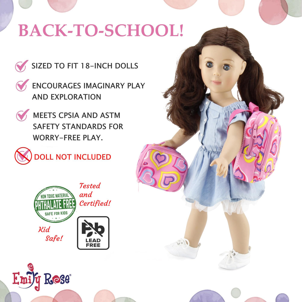 Emily Rose yogurt pretend food for 18-inch dolls, adds realistic snacking detail to stories.