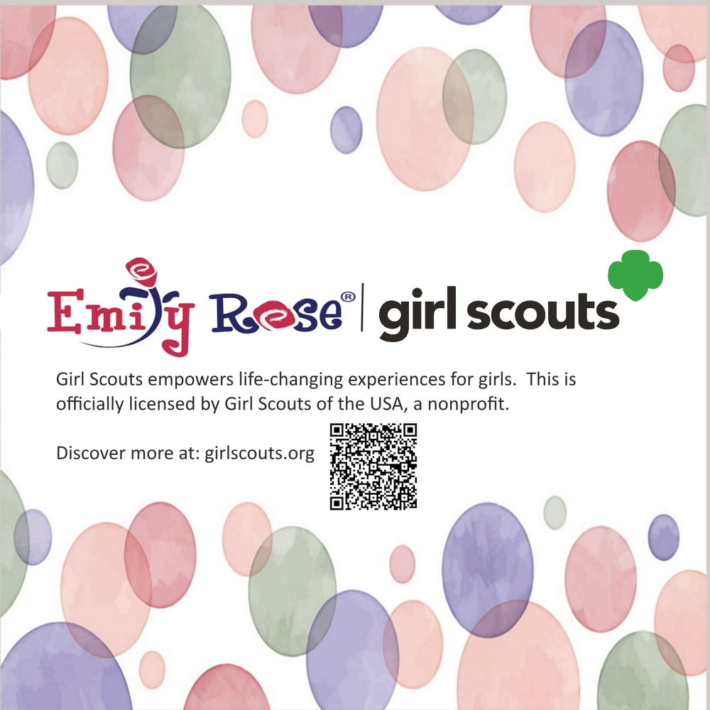 Emily Rose 18-inch doll blue shirt with detailed stitching for authentic scout outfits