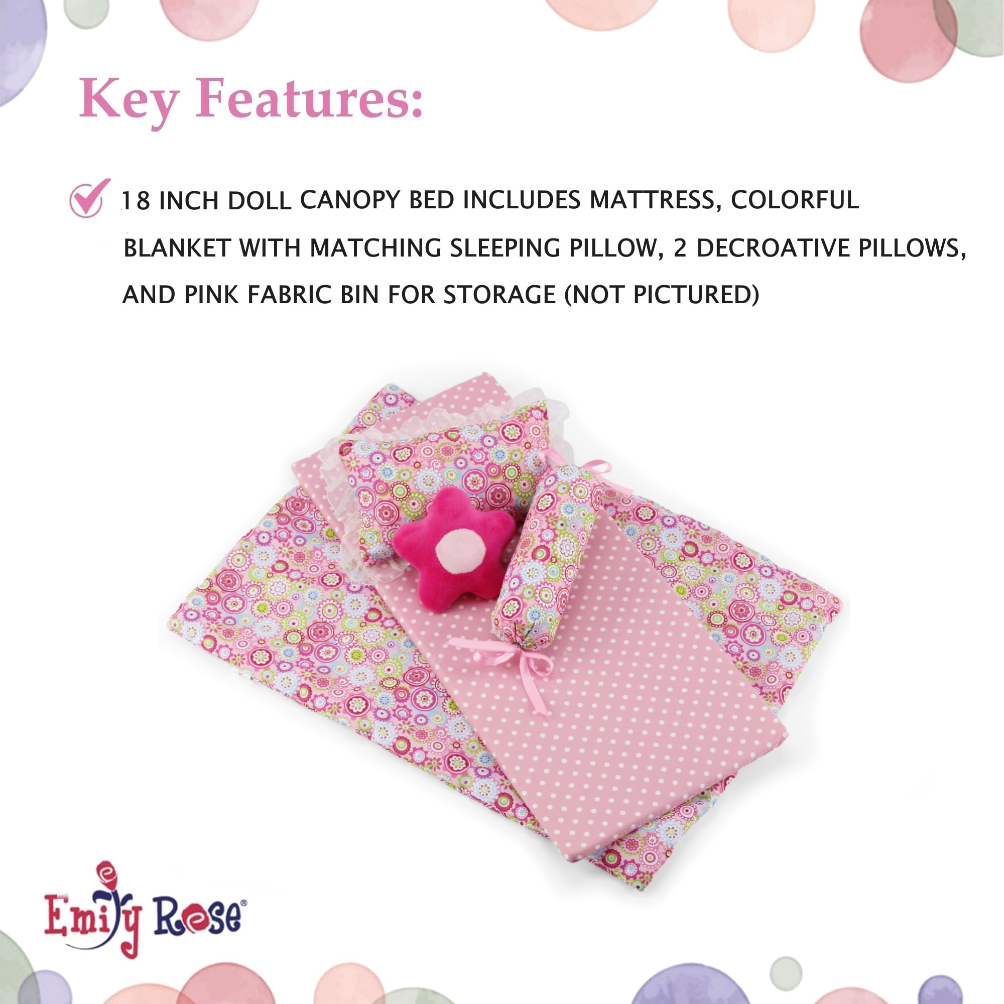 Emily Rose under-bed storage drawer helps organize outfits and accessories