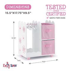 Emily Rose floral design detail adds charming dollhouse decor