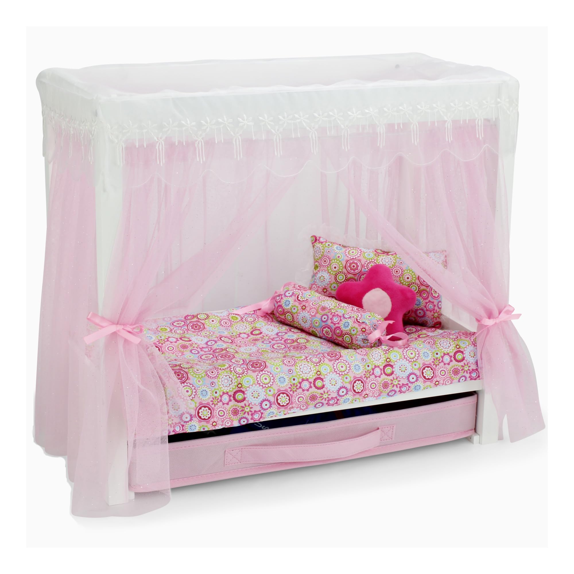 Emily Rose 5-piece bedding set with floral comforter and pillows for cozy styling