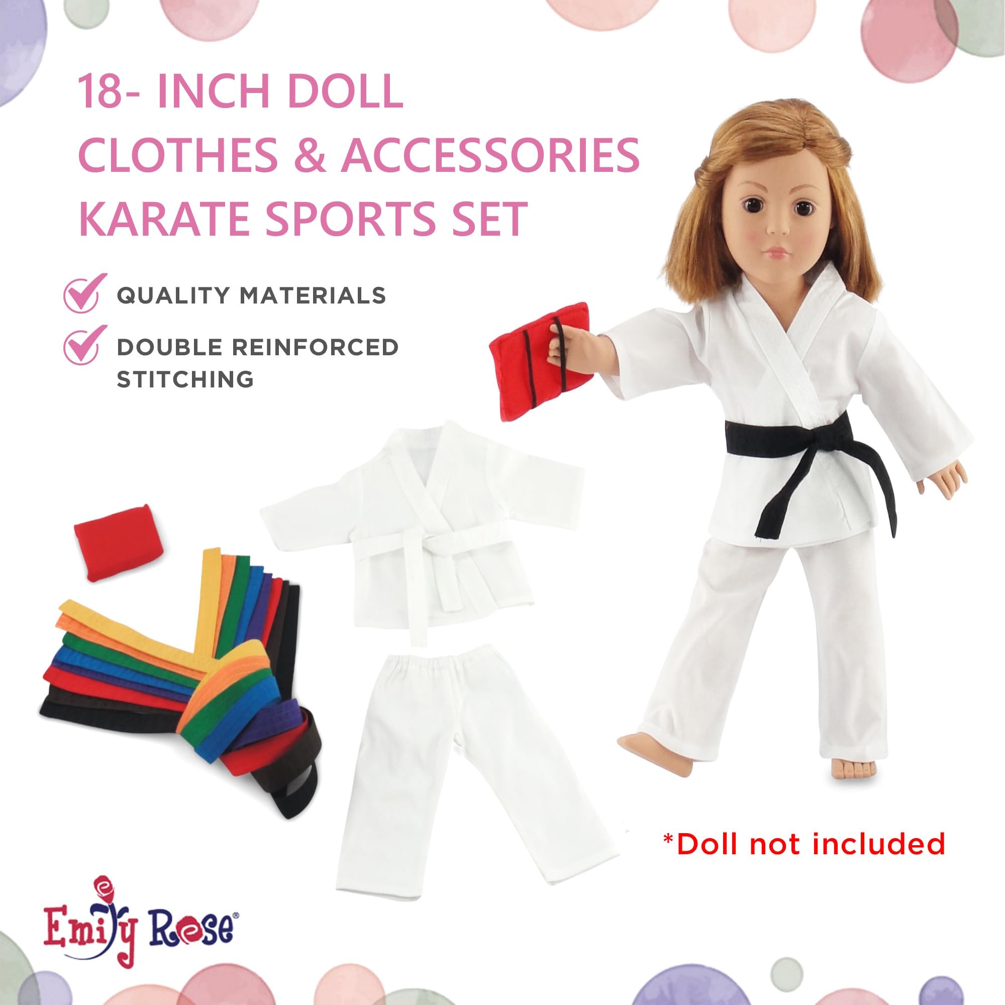 Emily Rose nine-belt ranking supports storytelling and skill progression for dolls
