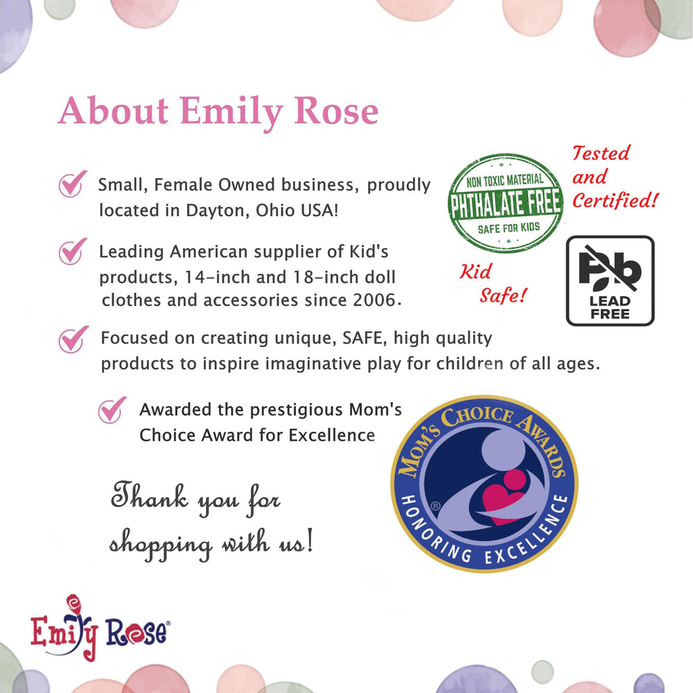 Emily Rose outdoor spring party setup for dolls and scenes