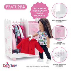 Emily Rose universal doll compatibility promotes versatile wardrobe setups