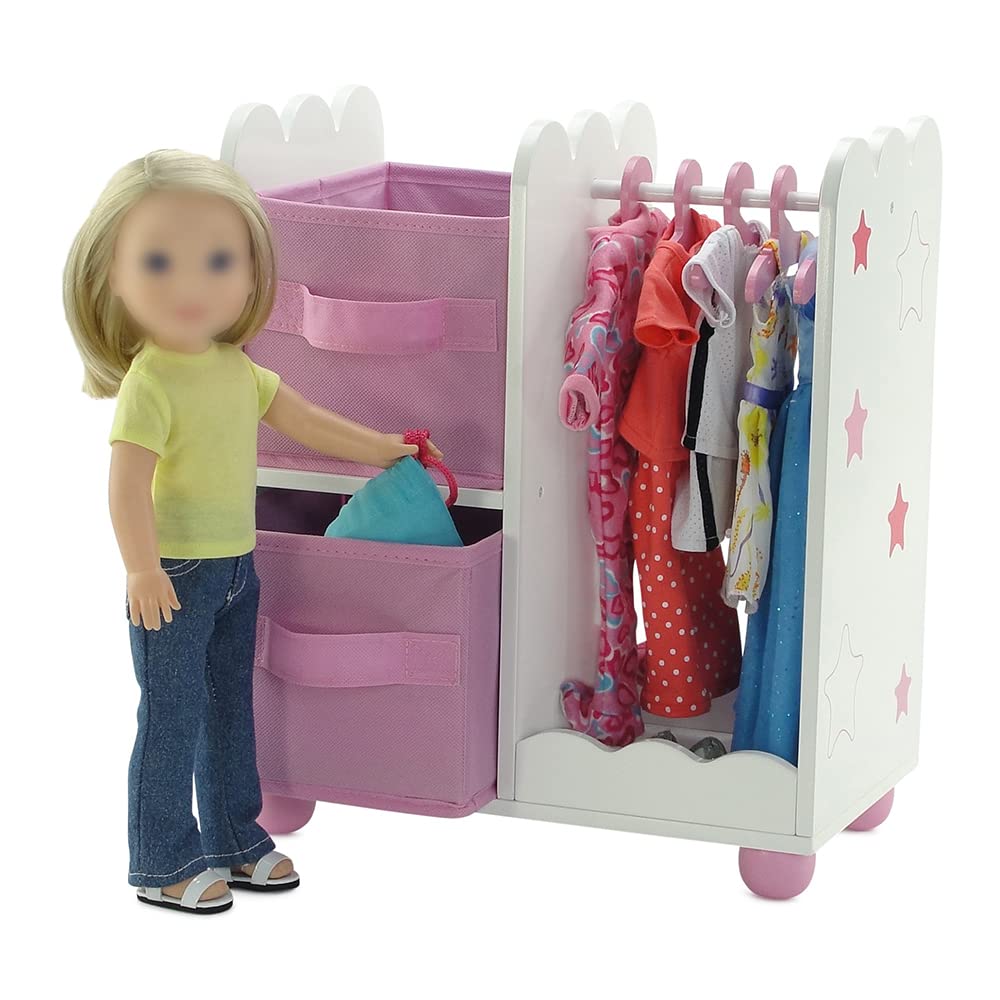 Emily Rose wardrobe dimensions 15.1 by 13 by 7.5 inches.