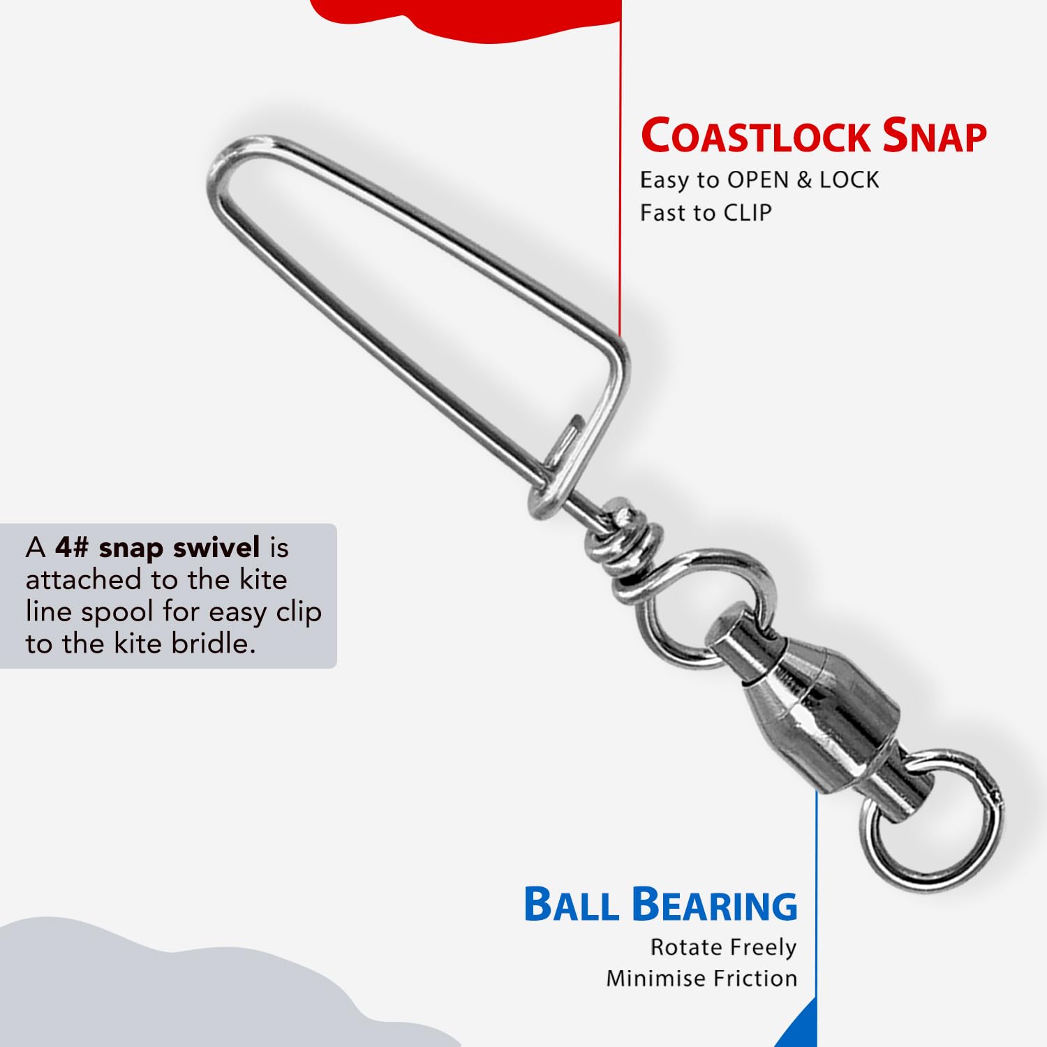 Emma Kites braided line stands up to outdoor wear and weather.