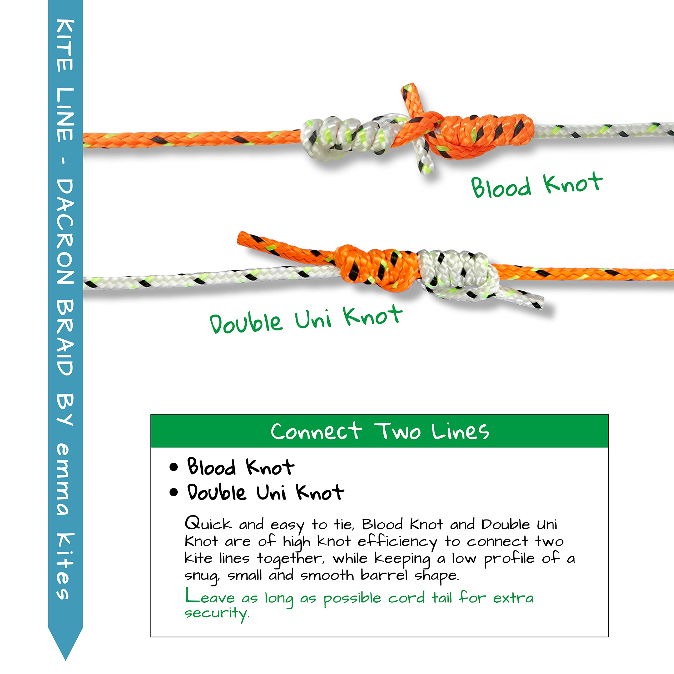 Emma Kites line used for flag halyards and foredeck nets.