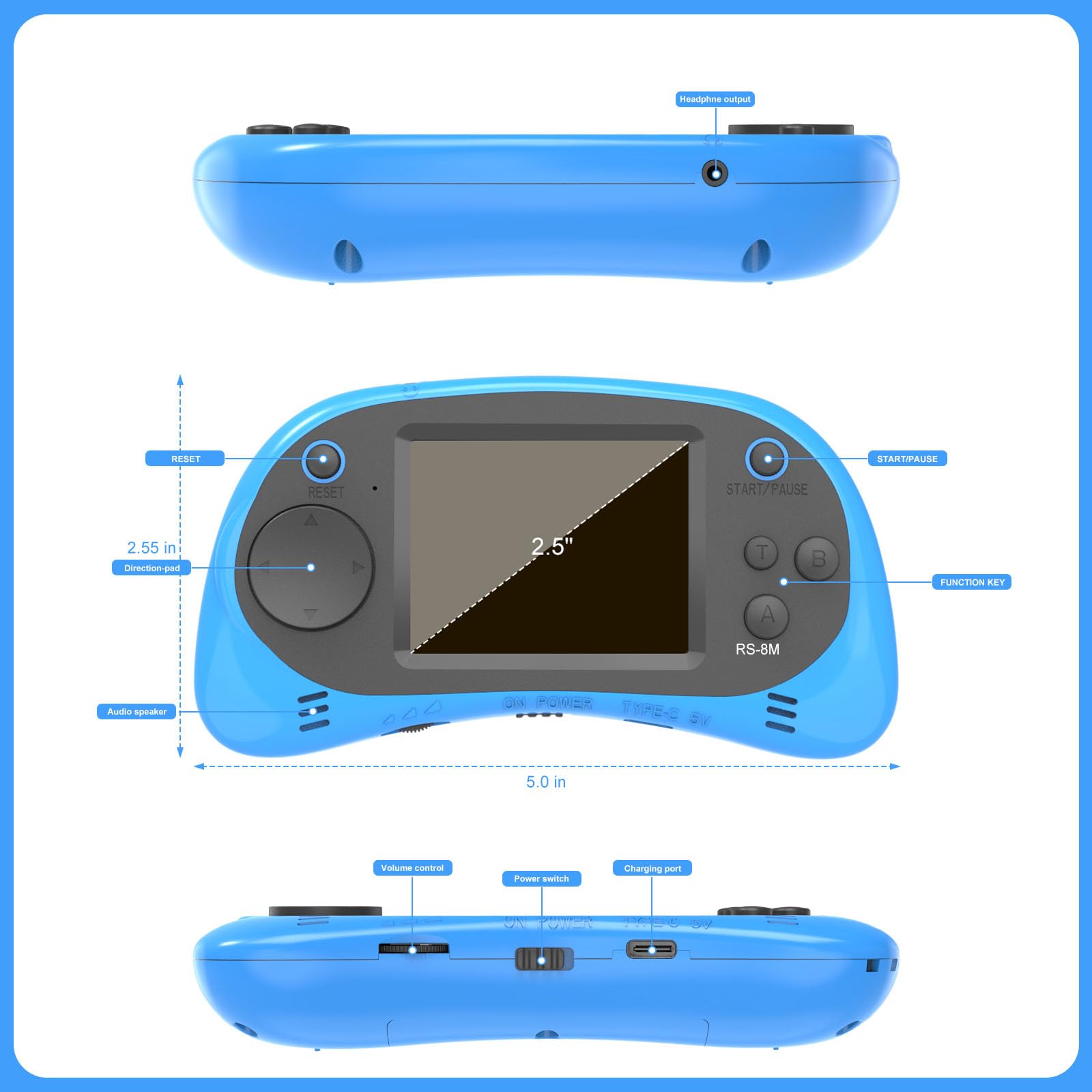 E-MODS GAMING packaging image for a gift-ready retro console.