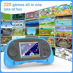 E-MODS GAMING screen display highlights 220 classic games.