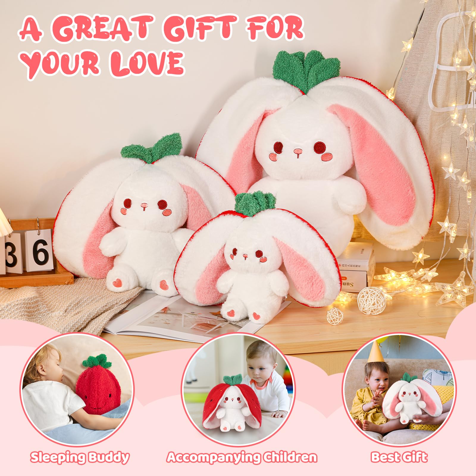 Emoin Bunny gift idea for babies and kids on birthdays or holidays