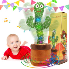 Emoin dancing cactus toy lights up for engaging playtime