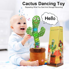 Emoin dancing cactus toy recording feature repeats your voice