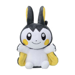 Emolga plush face close-up, detailed stitching enhances charm and display value.