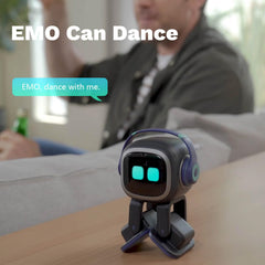 EMOPET AI Desk Robot Companion listening to voice commands for effortless control.