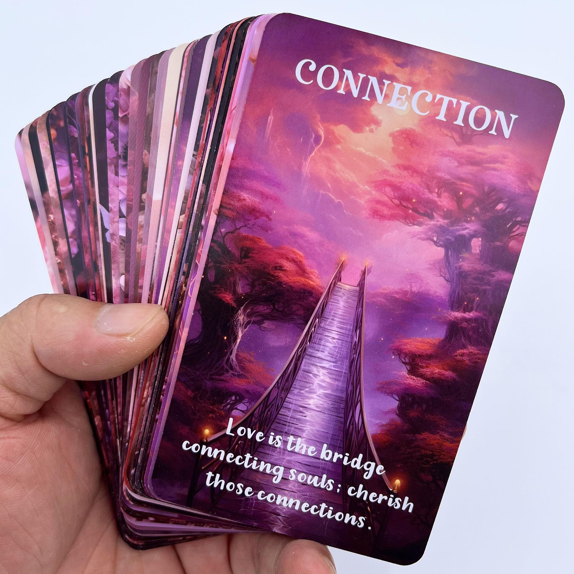 EMPATHSOUL Quality paper ensures durable deck suitable for frequent use.