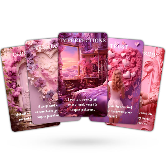 EMPATHSOUL Love Oracle Cards romance-symbolism for relationship awareness and reflection.