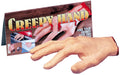 Empire Magic severed hand prop in pink and red for spooky Halloween decor and dramatic ambiance
