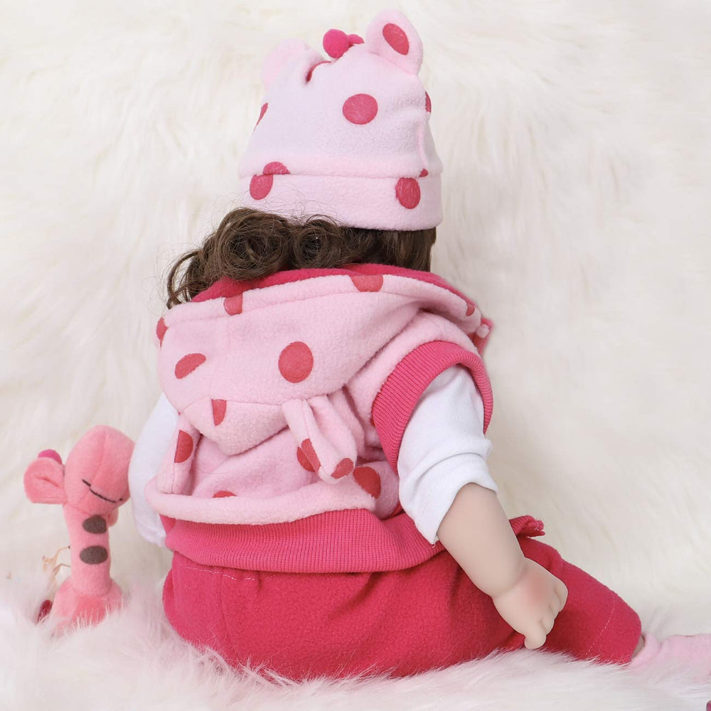 ENADOLL Polka Dot Giraffe doll silicone vinyl limbs for realism