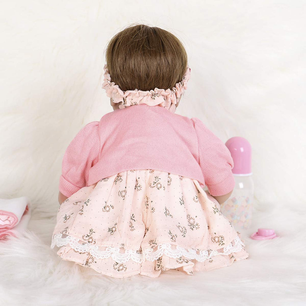 Feeding bottle included with ENADOLL Reborn Baby Doll for pretend meals