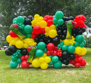 Enanal 10-inch yellow balloon brightens Juneteenth decor