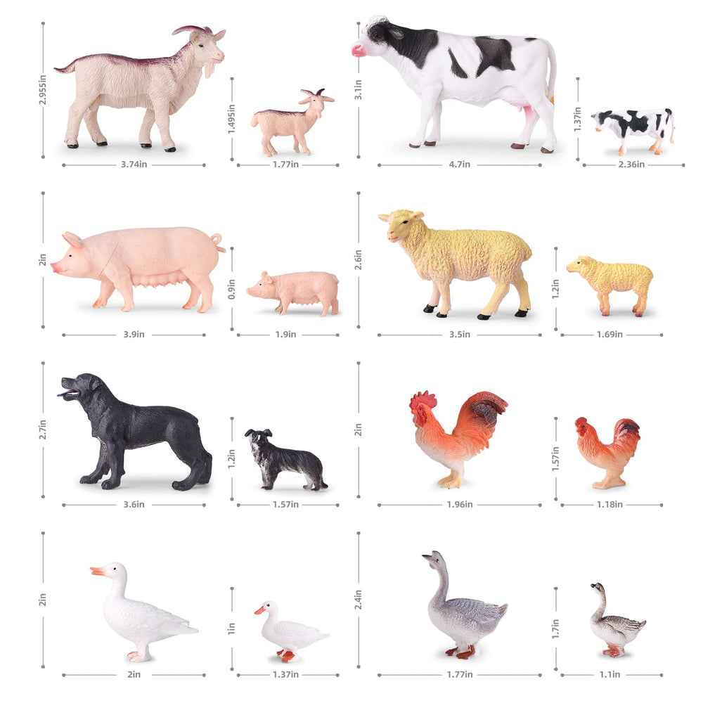 EnAuRoL goat figurine adds lifelike color and interactive farm fun