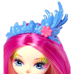 Peeki Parrot doll with sheer floral cape for creative nature-inspired adventures
