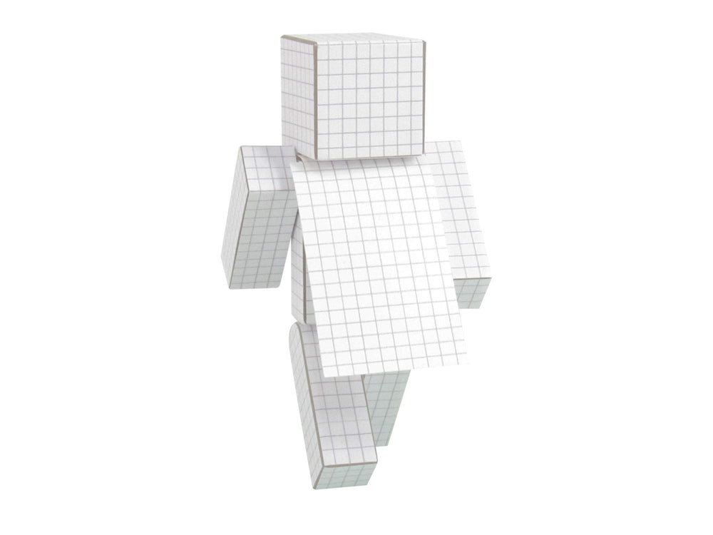 EnderToys Color-in Customizable Action Figure articulation pose demonstrates versatile display options.