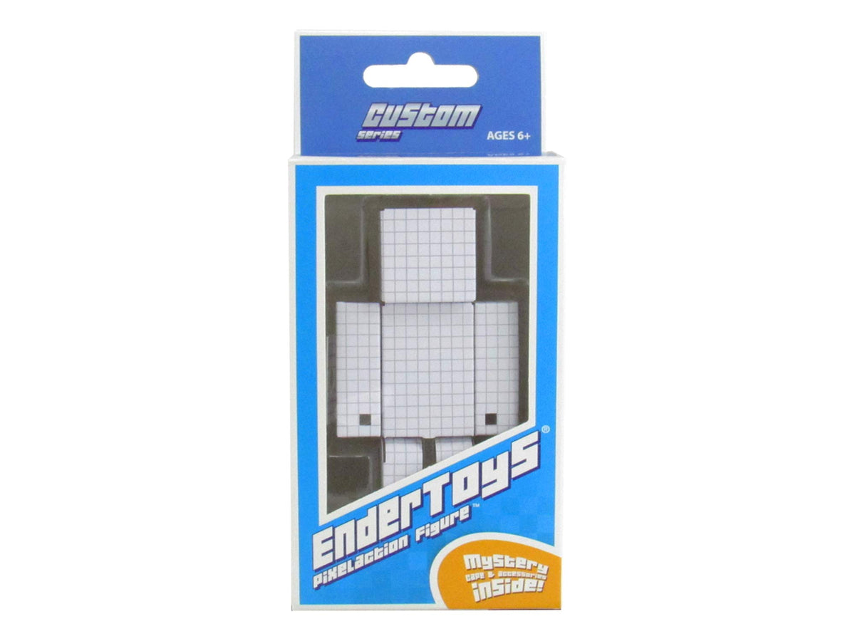 EnderToys Color-in Customizable Action Figure front view shows compact size for easy display.