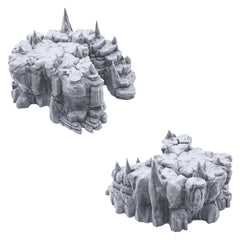 EnderToys Raised Caverns diorama wargame layout enhances battlefield storytelling