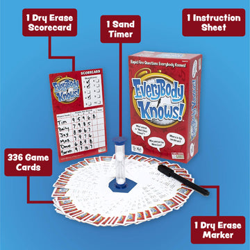 Endless Games Everybody Knows 2018 edition question cards variety